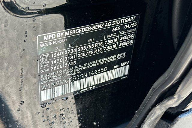 new 2025 Mercedes-Benz EQB 300 car, priced at $62,945