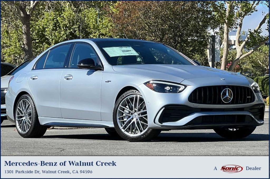 new 2024 Mercedes-Benz AMG C 43 car, priced at $72,265