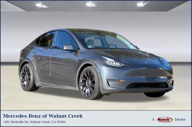 used 2020 Tesla Model Y car, priced at $21,988