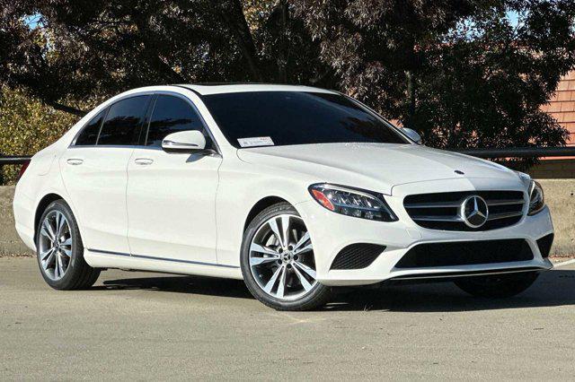 used 2021 Mercedes-Benz C-Class car, priced at $27,999