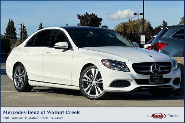 used 2017 Mercedes-Benz C-Class car, priced at $17,999