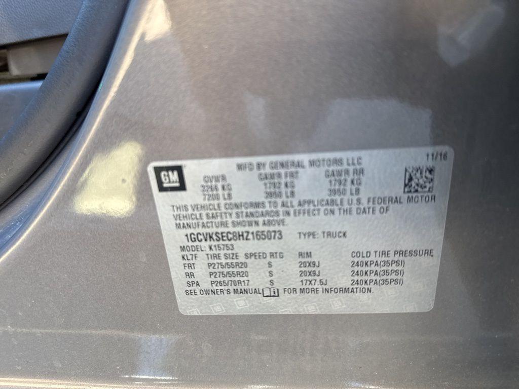 used 2017 Chevrolet Silverado 1500 car, priced at $19,490