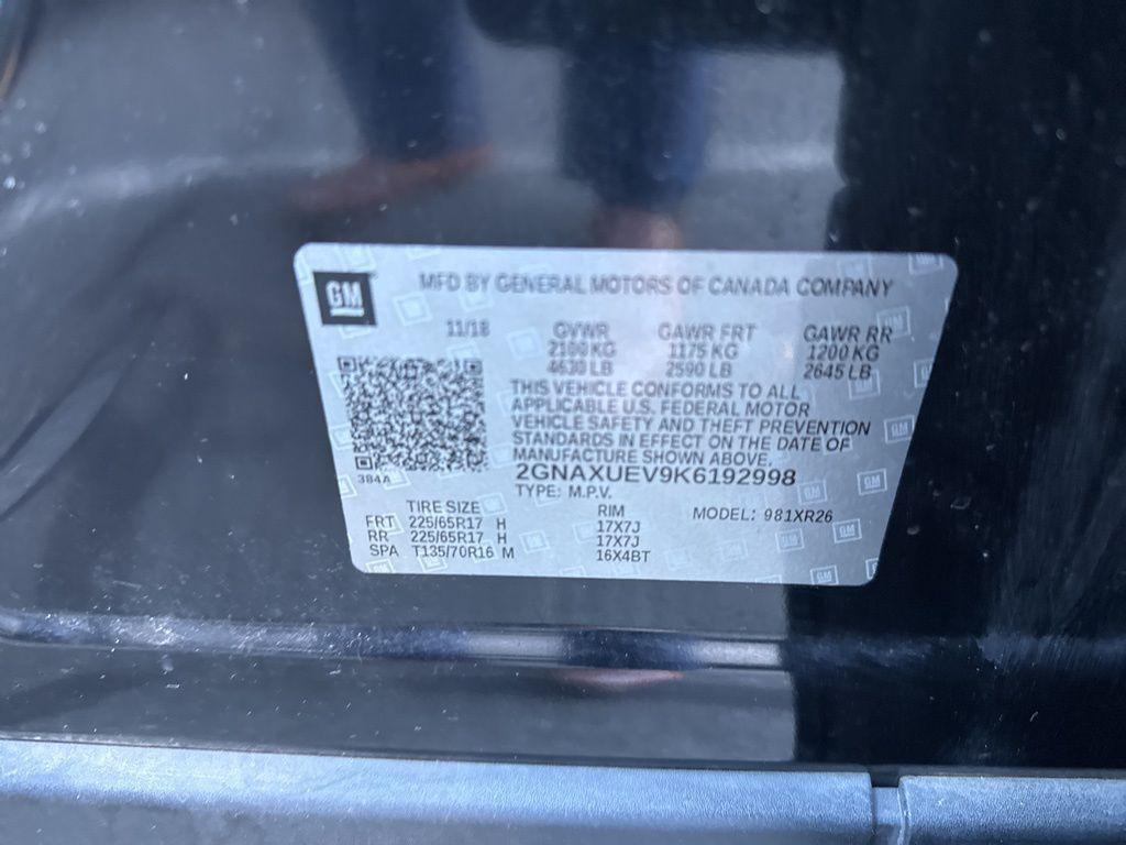 used 2019 Chevrolet Equinox car, priced at $12,490