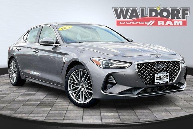 used 2021 Genesis G70 car, priced at $28,000