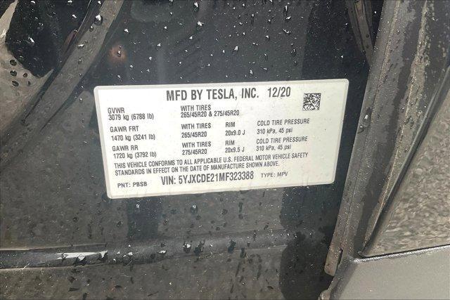 used 2021 Tesla Model X car, priced at $42,560