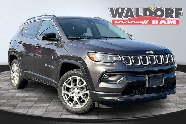 used 2022 Jeep Compass car, priced at $22,500