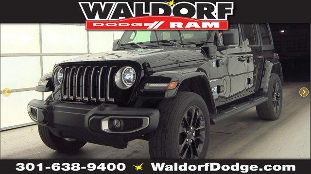 used 2021 Jeep Wrangler Unlimited 4xe car, priced at $33,000