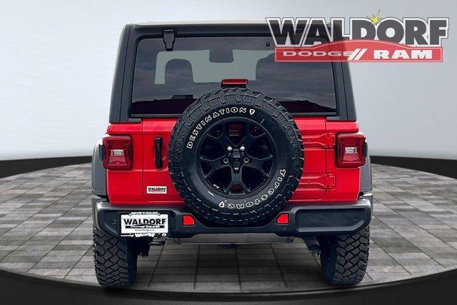 used 2021 Jeep Wrangler Unlimited car, priced at $28,000