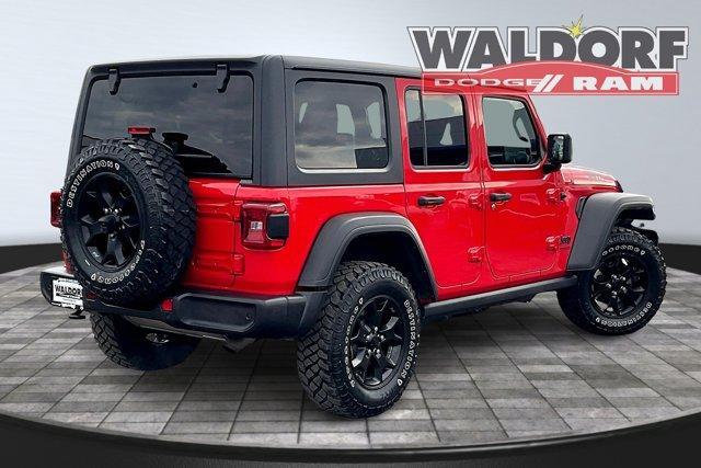 used 2021 Jeep Wrangler Unlimited car, priced at $30,000