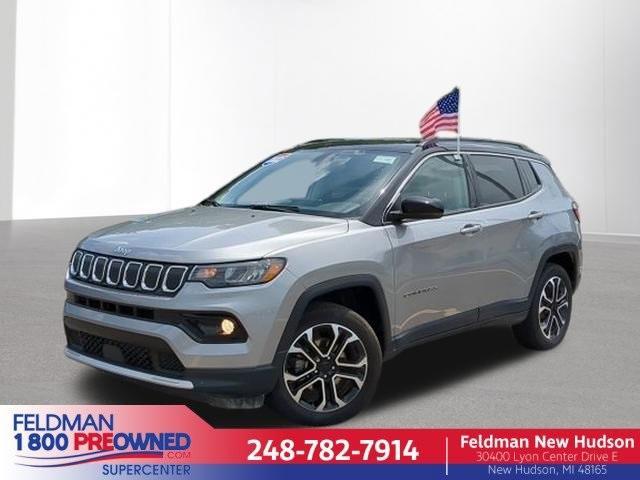used 2022 Jeep Compass car, priced at $24,196