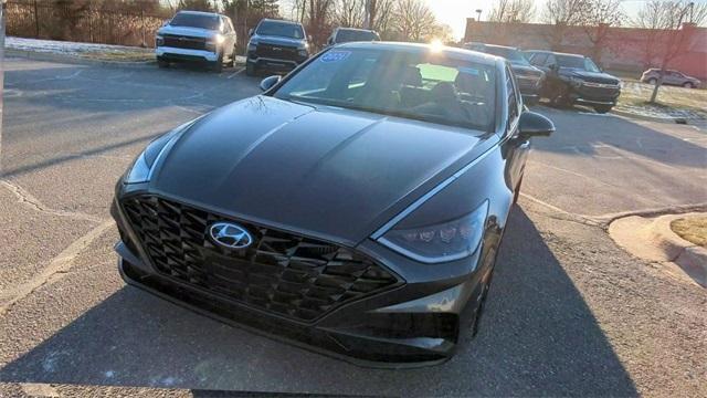 used 2021 Hyundai Sonata car, priced at $16,700