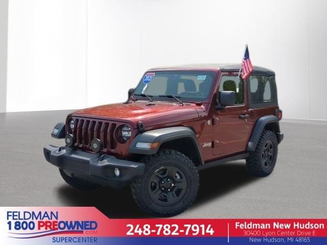 used 2021 Jeep Wrangler car, priced at $23,975
