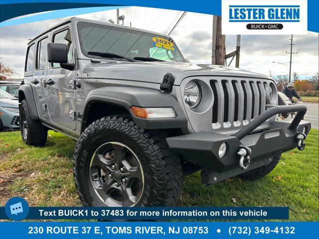 used 2021 Jeep Wrangler Unlimited car, priced at $29,299