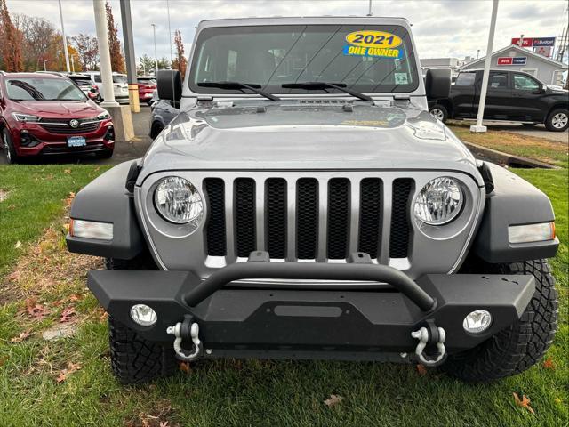 used 2021 Jeep Wrangler Unlimited car, priced at $25,999