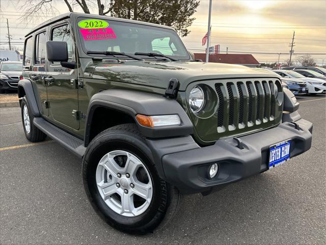 used 2022 Jeep Wrangler Unlimited car, priced at $30,247