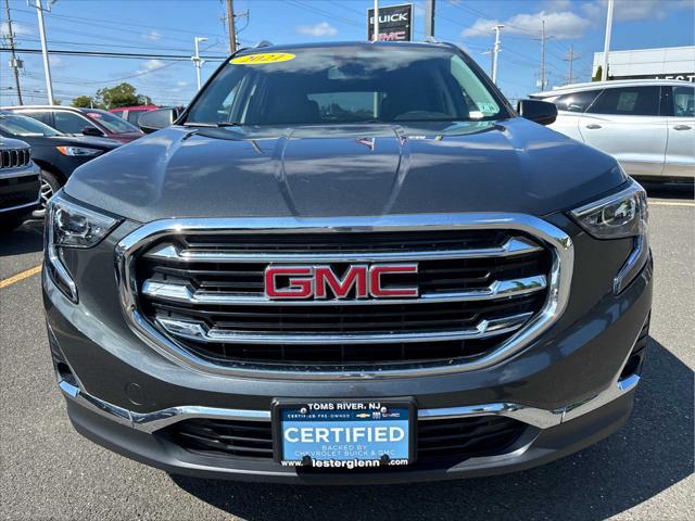 used 2021 GMC Terrain car, priced at $23,399