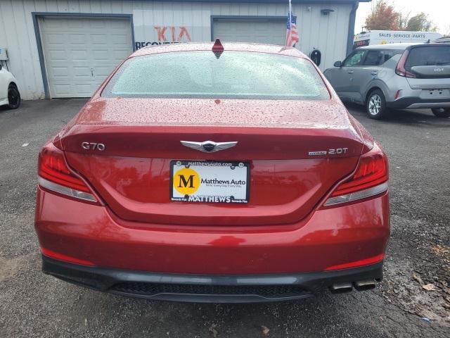 used 2020 Genesis G70 car, priced at $25,255