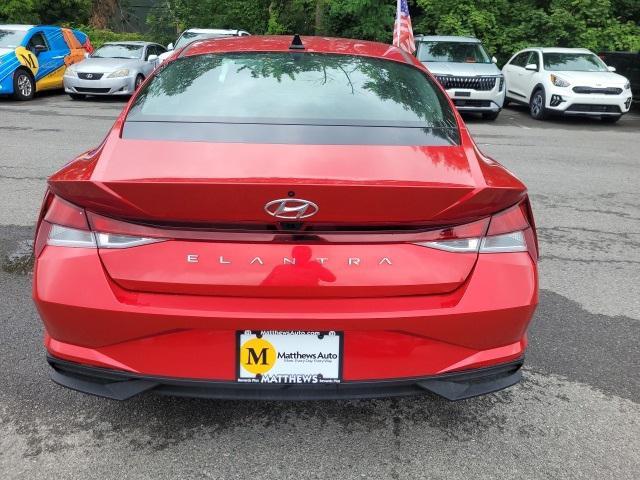 used 2021 Hyundai Elantra car, priced at $17,500