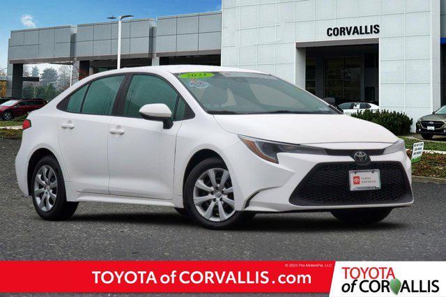 used 2021 Toyota Corolla car, priced at $18,500