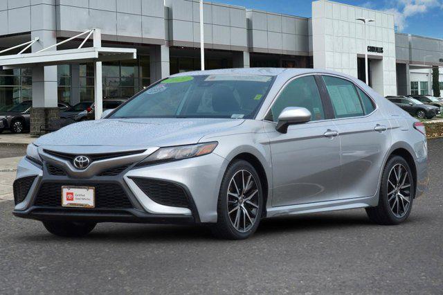 used 2021 Toyota Camry car, priced at $19,500