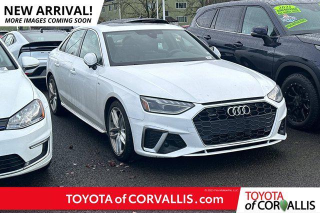 used 2022 Audi A4 car, priced at $25,000