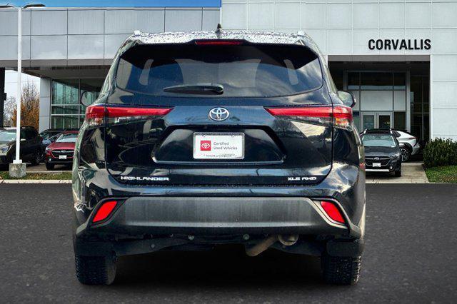 used 2021 Toyota Highlander car, priced at $34,750