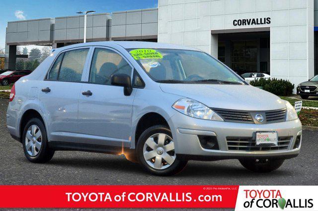 used 2010 Nissan Versa car, priced at $5,000