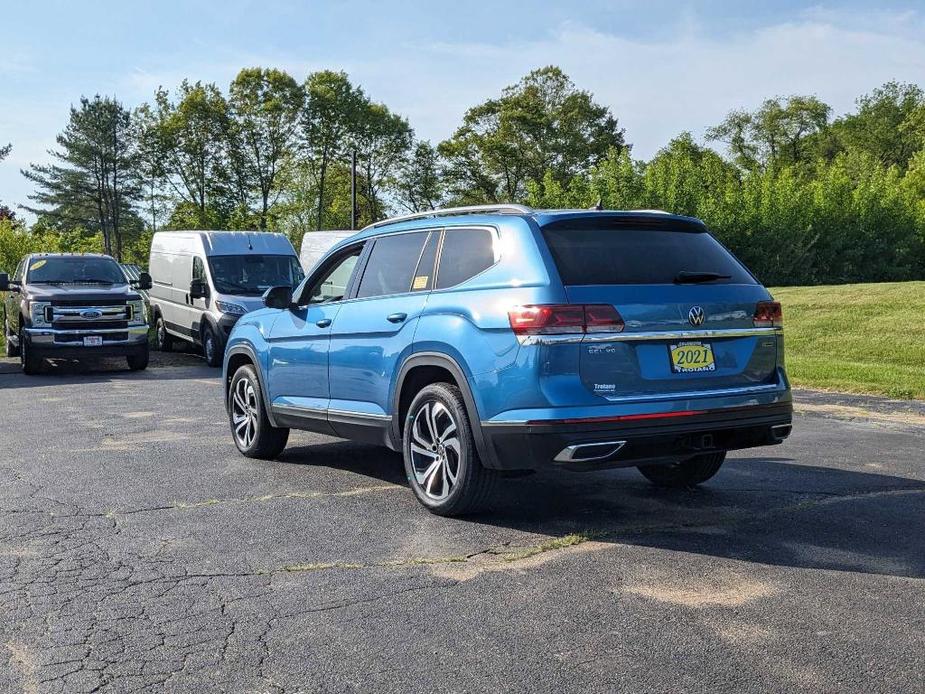 used 2021 Volkswagen Atlas car, priced at $33,500