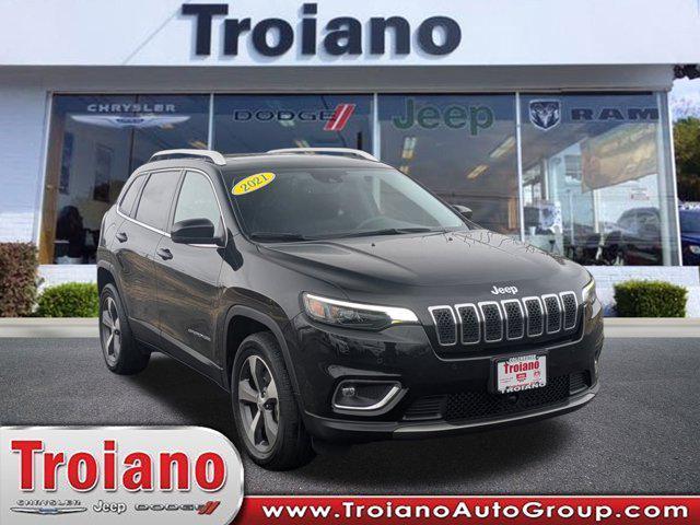 used 2021 Jeep Cherokee car, priced at $25,800