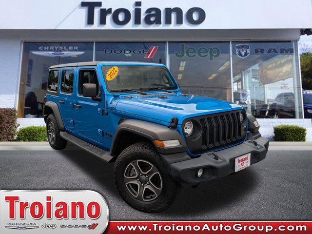 used 2022 Jeep Wrangler Unlimited car, priced at $34,900