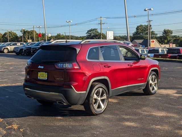 used 2021 Jeep Cherokee car, priced at $23,900