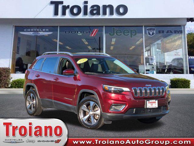 used 2021 Jeep Cherokee car, priced at $23,900