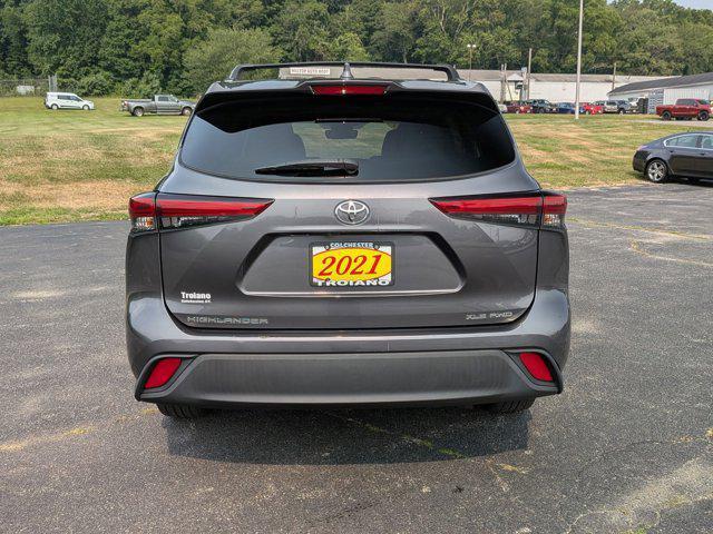 used 2021 Toyota Highlander car, priced at $29,900
