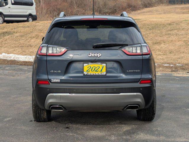 used 2021 Jeep Cherokee car, priced at $21,900