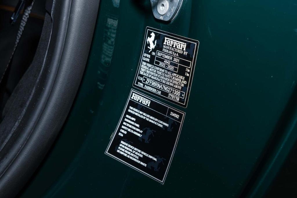 used 2022 Ferrari Roma car, priced at $212,904