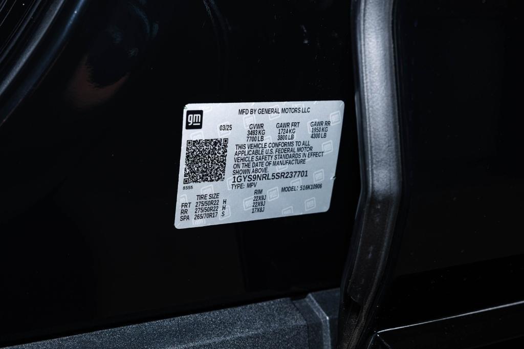 used 2025 Cadillac Escalade ESV car, priced at $124,816
