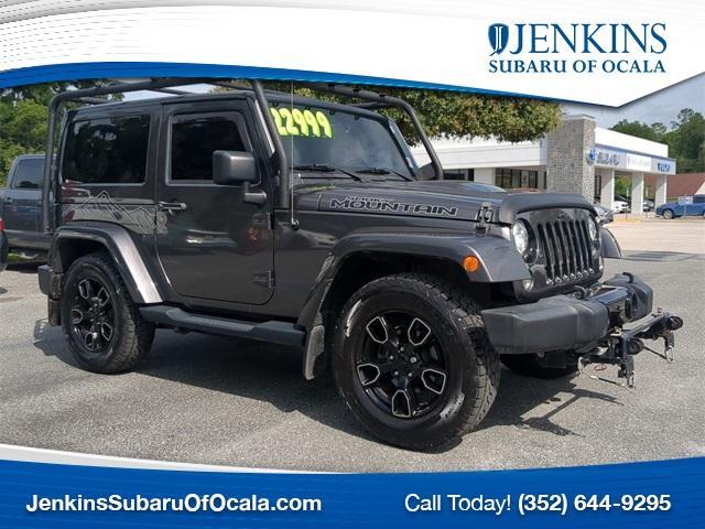 used 2017 Jeep Wrangler car, priced at $22,154