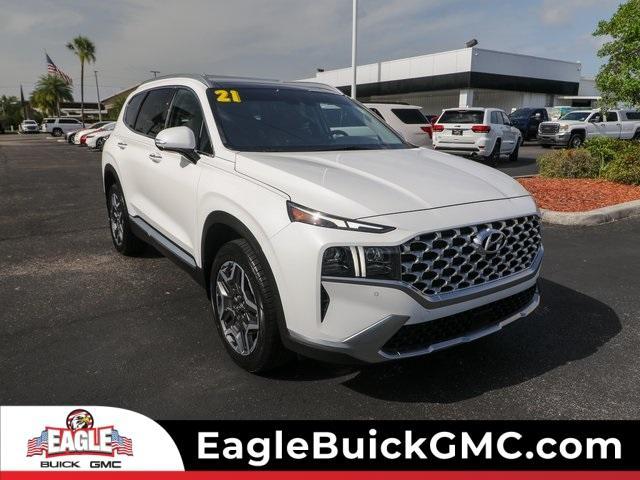 used 2021 Hyundai SANTA FE HEV car, priced at $26,920