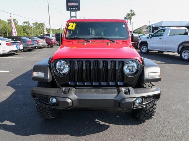 used 2021 Jeep Wrangler Unlimited car, priced at $34,920