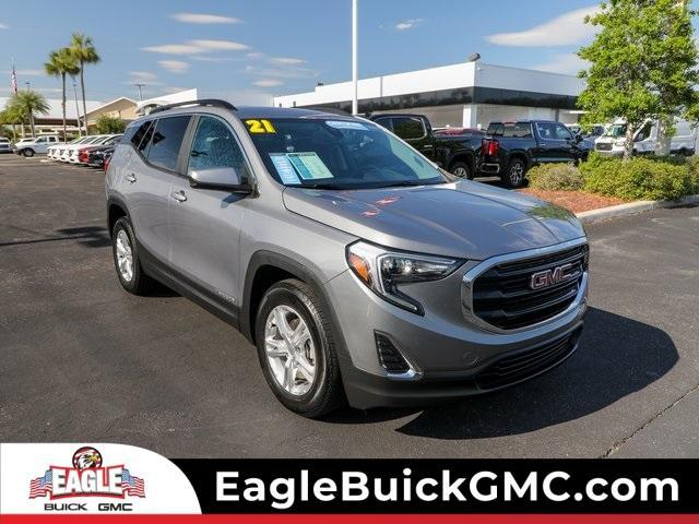used 2021 GMC Terrain car, priced at $23,520