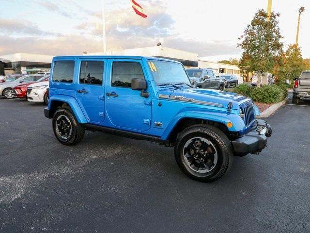 used 2014 Jeep Wrangler Unlimited car, priced at $19,900