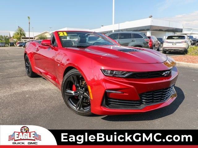 used 2021 Chevrolet Camaro car, priced at $46,420