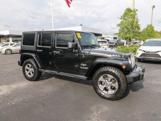 used 2018 Jeep Wrangler JK Unlimited car, priced at $19,800