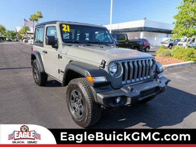 used 2021 Jeep Wrangler car, priced at $28,420