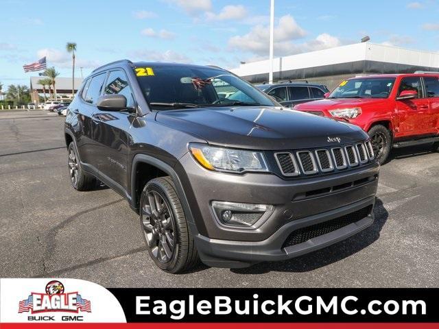 used 2021 Jeep Compass car, priced at $18,410