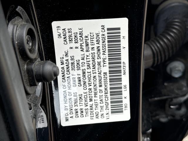 used 2019 Honda Civic car, priced at $17,549