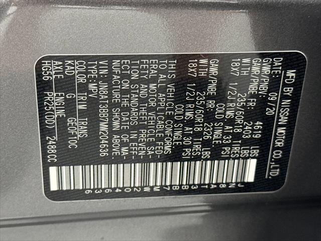 used 2021 Nissan Rogue car, priced at $22,399