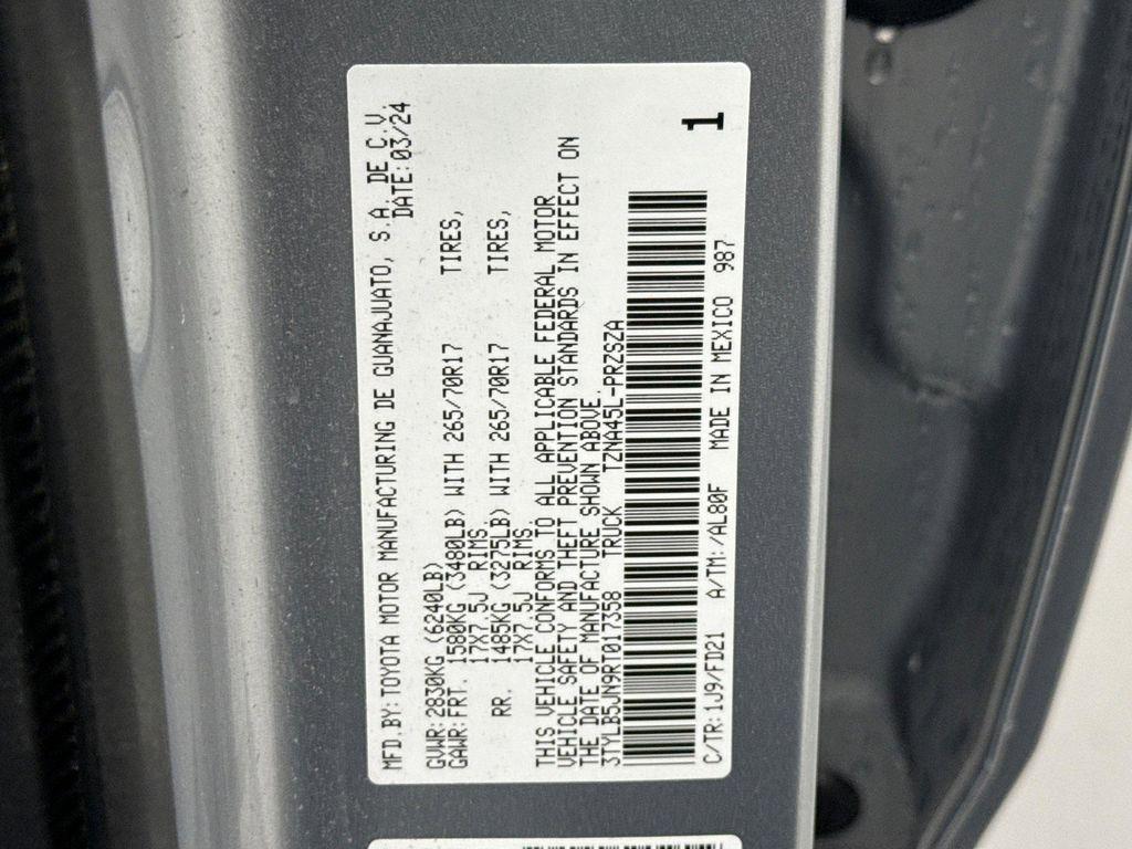 used 2024 Toyota Tacoma car, priced at $37,800