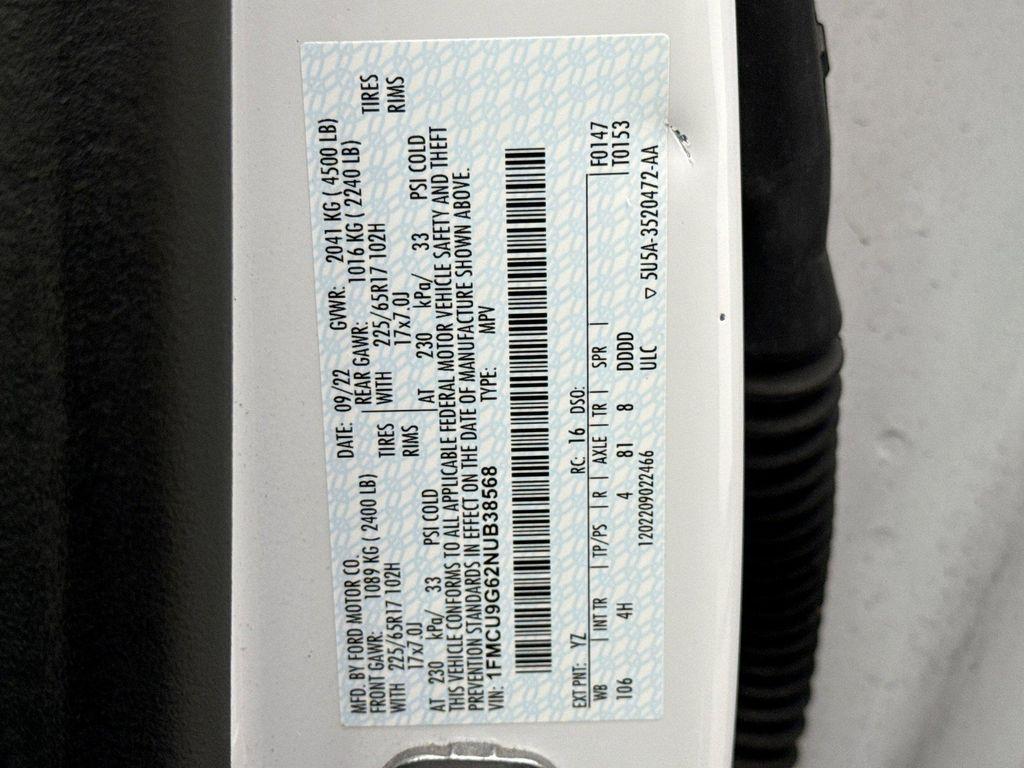 used 2022 Ford Escape car, priced at $21,699