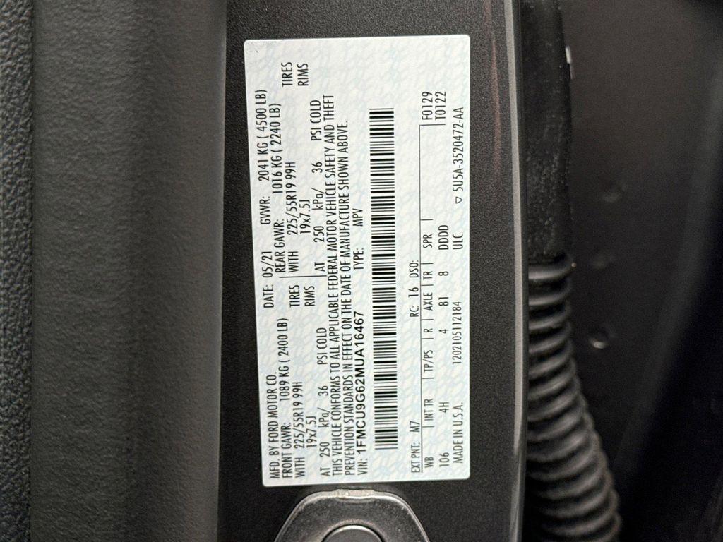 used 2021 Ford Escape car, priced at $19,199